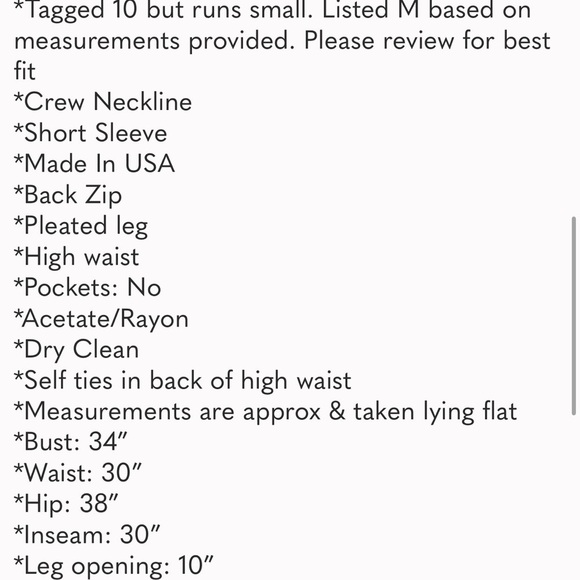 Vintage jumpsuit 80s 90s retro VTG EUC black tieback medium small full length - Picture 14 of 14